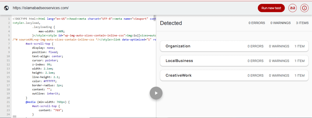 llustration showing Schema Markup of Islamabad SEO Services