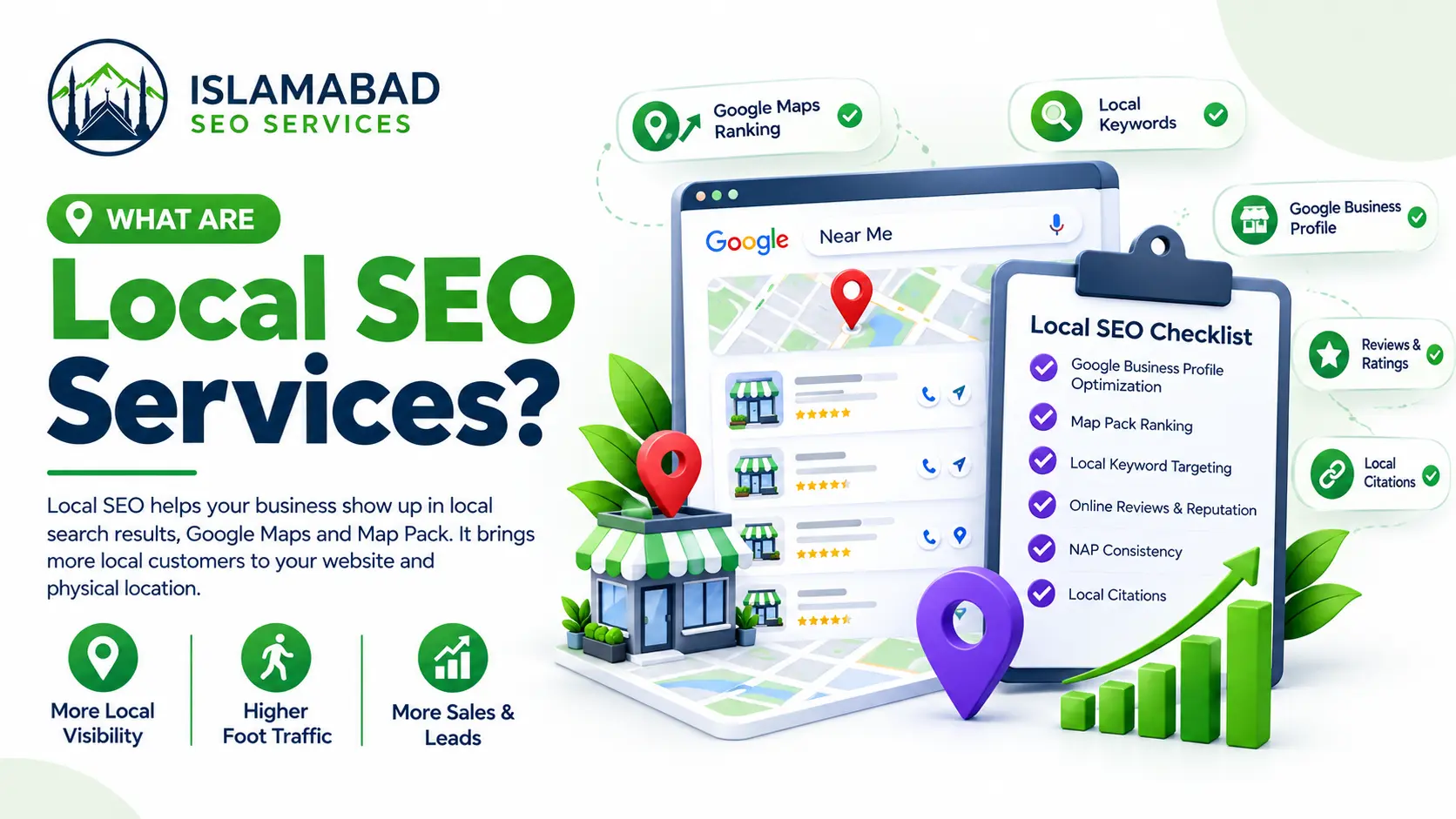 local seo services explanation infographic