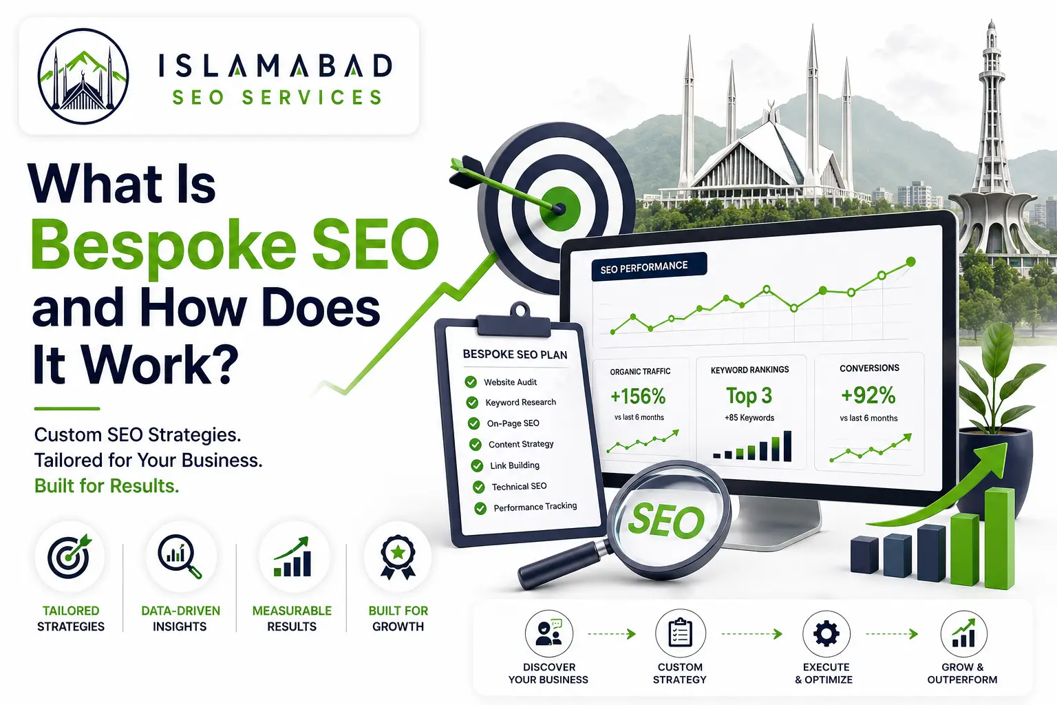 Bespoke SEO strategies tailored for business growth